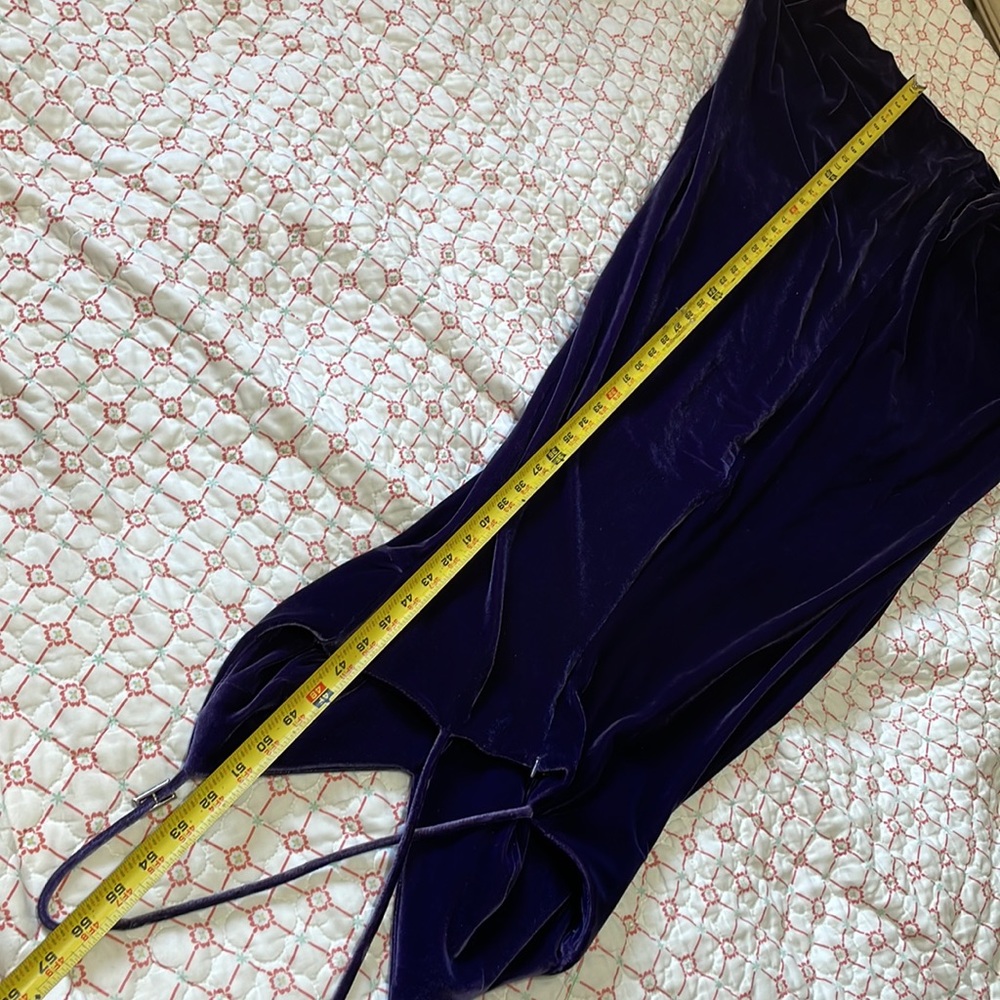 Rimini velvet Slipdress with rhinestones - Picture 9 of 9